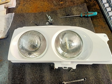 headlamp bracket ford escort cosworth lighthouse light lamp 3d print model - Mito3D