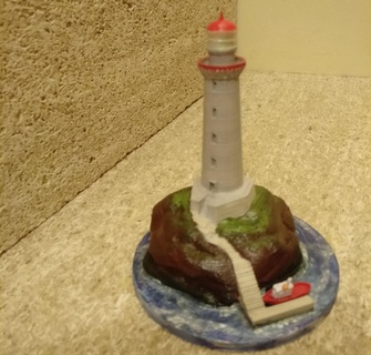 headlight lighthouse sea ocean marine decoration trinket model 3d print model - Mito3D