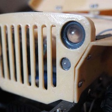 farlar rc mb jeep oyun r c araçlar 3d print model - Mito3D