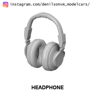 kulaklık 1 24 25 diyorama ölçek model kulak telefon 3d print model - Mito3D