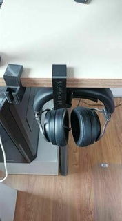 headphone bracket corsair desk organizer holder hook mount stand audio 3d print model - Mito3D