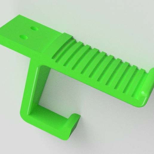Kopfhörer-Kabel-Halter verschiedene auriculares Kabel Kopfhörer Kopfhörer-Halter Halter Musik soporte tabletop 3D print model - Mito3D