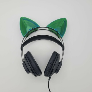 headphone cat ears ears removable headphones  3d print model - Mito3D