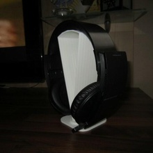headphone gamer support holder headset gaming 3d print model - Mito3D