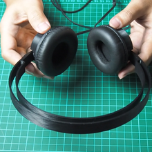 fone ouvido arco cabelo xícaras 40mm motorista gadget audio música 3d print model - Mito3D