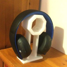 cuffia auricolare stand gadget audio cuffie 3d print model - Mito3D