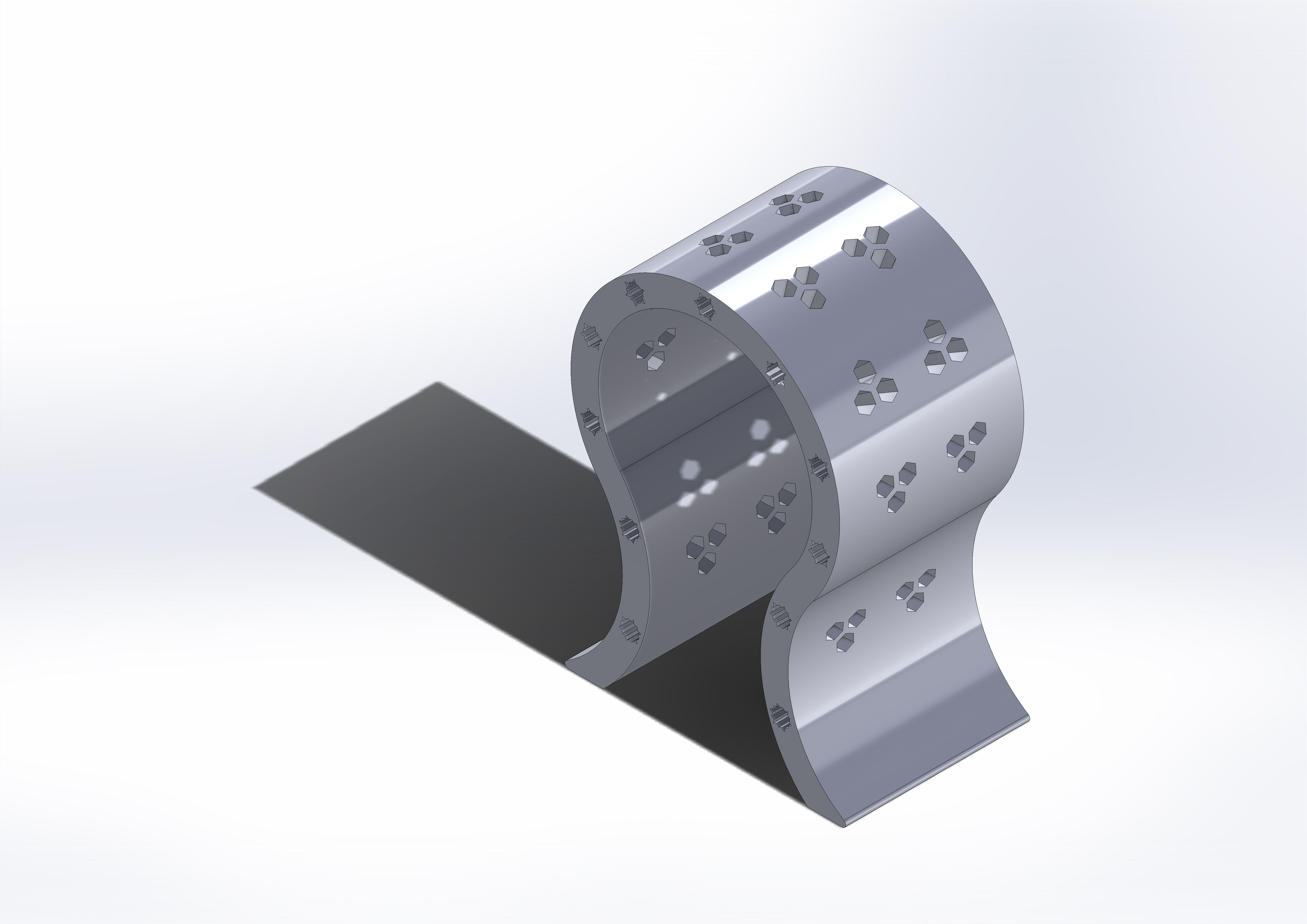 cuffia titolare supporto In piedi geometrico auricolare 3D print model - Mito3D