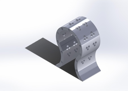 auricular soporte estante apoyo geométrico auriculares 3d print model - Mito3D