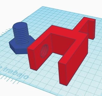 fone ouvido suporte parafuso 3d print model - Mito3D