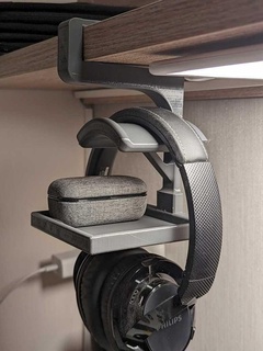 casque musique titulaire soutien 22mm écouteurs écouteur étagère oreille électronique 3d print model - Mito3D