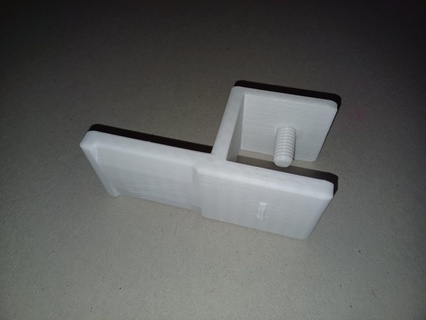 auricular soporte tornillo borde escritorio 3d print model - Mito3D