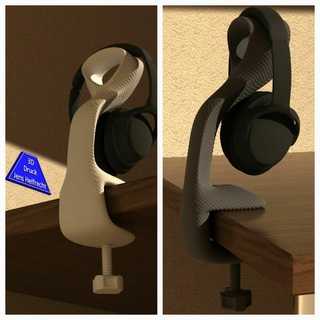 kulaklık Kulp destek masa binmek model 5 ayakta durmak telefon Sanat tasarım 3d print model - Mito3D