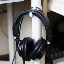 headphone hook 40mm pipe home desk 3d print model - Mito3D