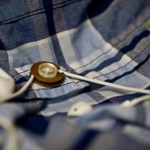 auriculares de botón administración apego la moda el adaptador cable acorde apple ropa impresionante gadget 3d print model - Mito3D