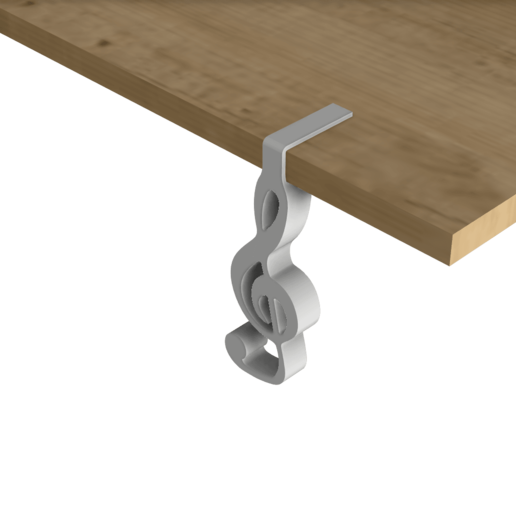 cuffia In piedi arte sta supporto cuffie auricolare 3D print model - Mito3D