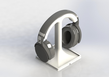 Kopfhörer Stand Musik Headset Gadgets Ausrüstung Kopf Audio Klang Gerät druckbar Haushalt 3d print model - Mito3D
