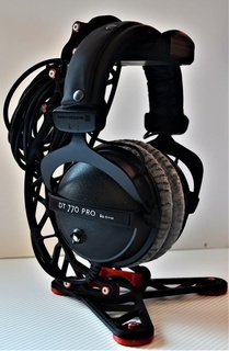 headphone stand headphones desk setup 3d print model - Mito3D