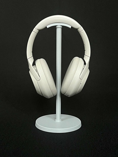 auricular estante soporte auriculares música audio sencillo juego azar 3d print model - Mito3D
