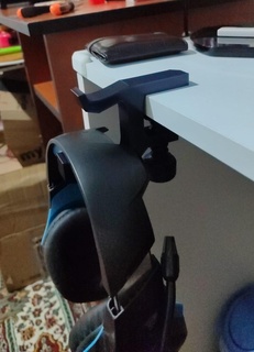 headphone stand - desk screw 3d print model - Mito3D