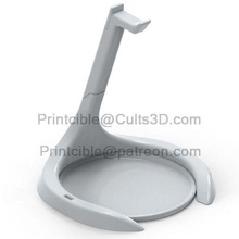 auriculares tenedor del soporte de la herramienta art alta poli almacenamiento los 3d print model - Mito3D