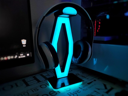 headphone stand led Home headphone stand  3d print model - Mito3D