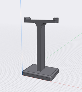 headphone stand monster 3d print model - Mito3D