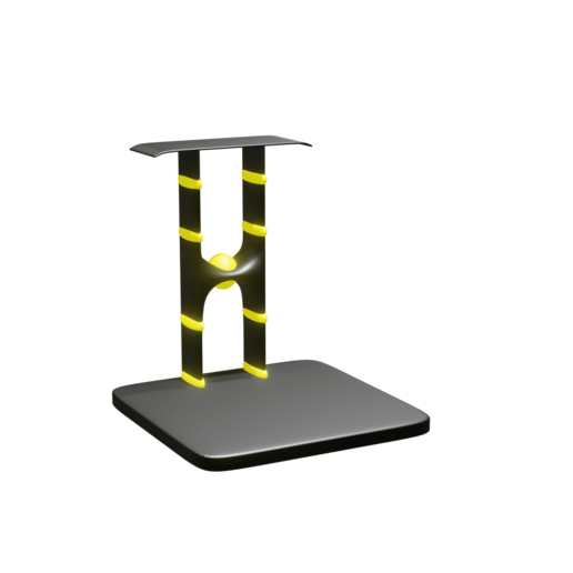 Kopfhörer Stand soporte Abs Kaskaden 3 Gadget 3D print model - Mito3D