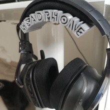 Kopfhörer Standfuß Spitzhelm home - Organisation Halter headset Kopfhörer-Halter Kopfhörer-Bügel 3d print model - Mito3D