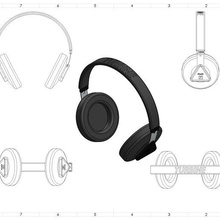 headphones gadget solidworks toy 3d print model - Mito3D