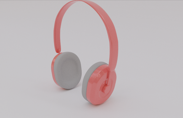 headphones art music toy 3d print model - Mito3D