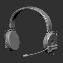 headphones - 3d print model - Mito3D