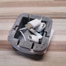 headphones case gadget audio headphone holder 3d print model - Mito3D