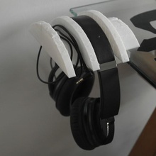 fones de ouvido secretária suporte ferramenta audiculares cascos espa&ntilde fone titular espanha stand em mesa porta-ferramentas caixas 3d print model - Mito3D