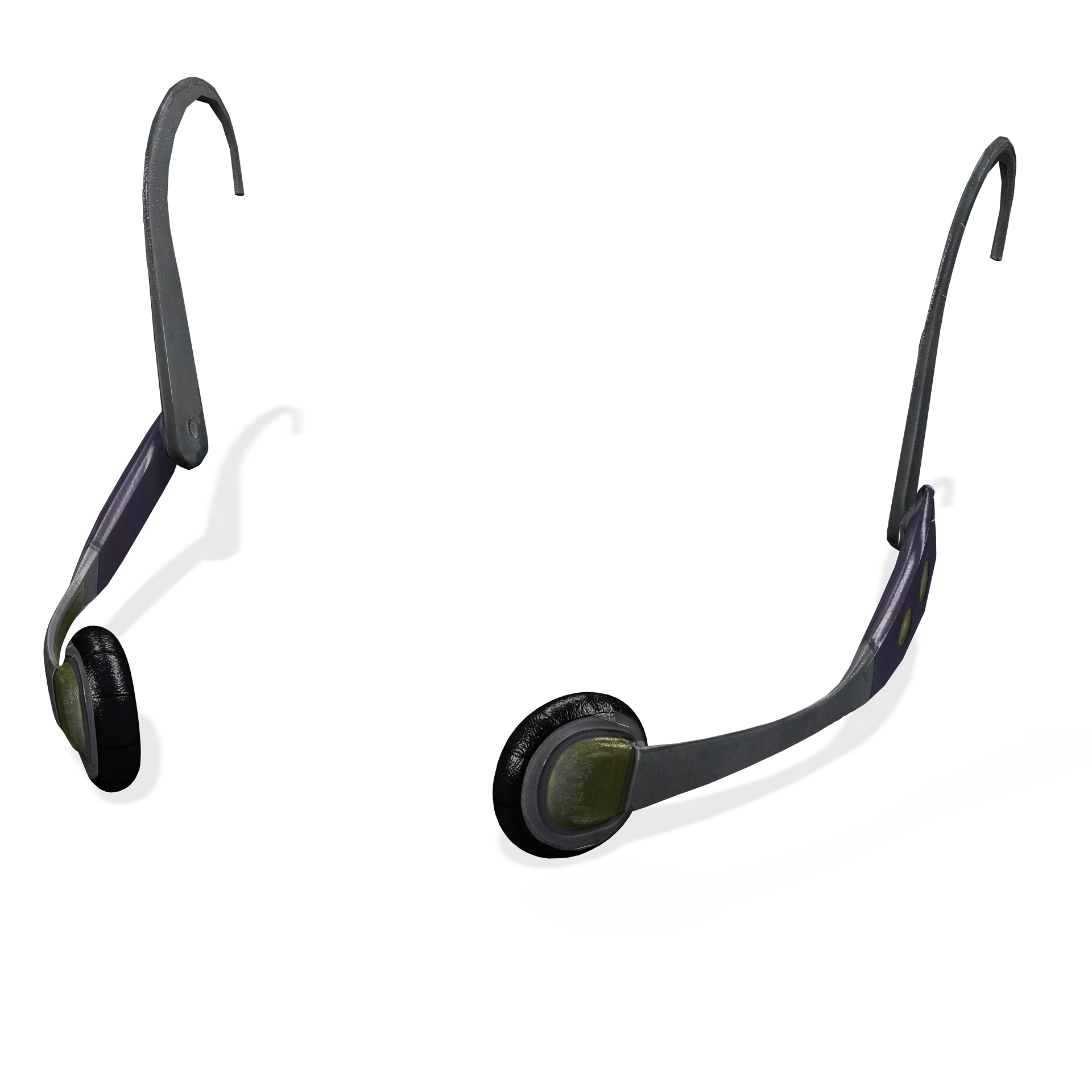 headphones ear music stereo sound 3d model 3D print model - Mito3D