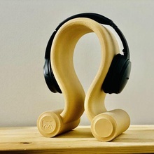 auriculares soporte hogar casa oficina moderno estante minimalista 3d print model - Mito3D