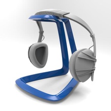 fones de ouvido titular gadget vectary 3d print model - Mito3D