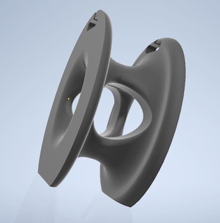 auriculares organizador enrollador porta 3d print model - Mito3D