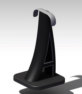 écouteurs supporter jeuxxcultes jeu stand cultes 3dmodel stl 3d print model - Mito3D