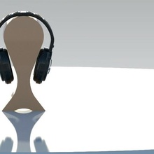headphones stand 3d print model - Mito3D