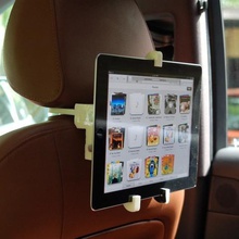 headrest mount ipad holder various automotive video travel openscad movie kids car backseat audio 3d print model - Mito3D