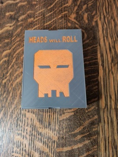 heads roll game storage box heads roll  3d print model - Mito3D