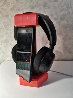 auricolare cuffie Telefono titolare supporto caricare buco manubrio cuffia 3d Stampa stl stile universale caricabatterie giocattolo 3d print model - Mito3D