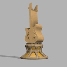 casque supporter v3 gadget guitare musique 3d print model - Mito3D