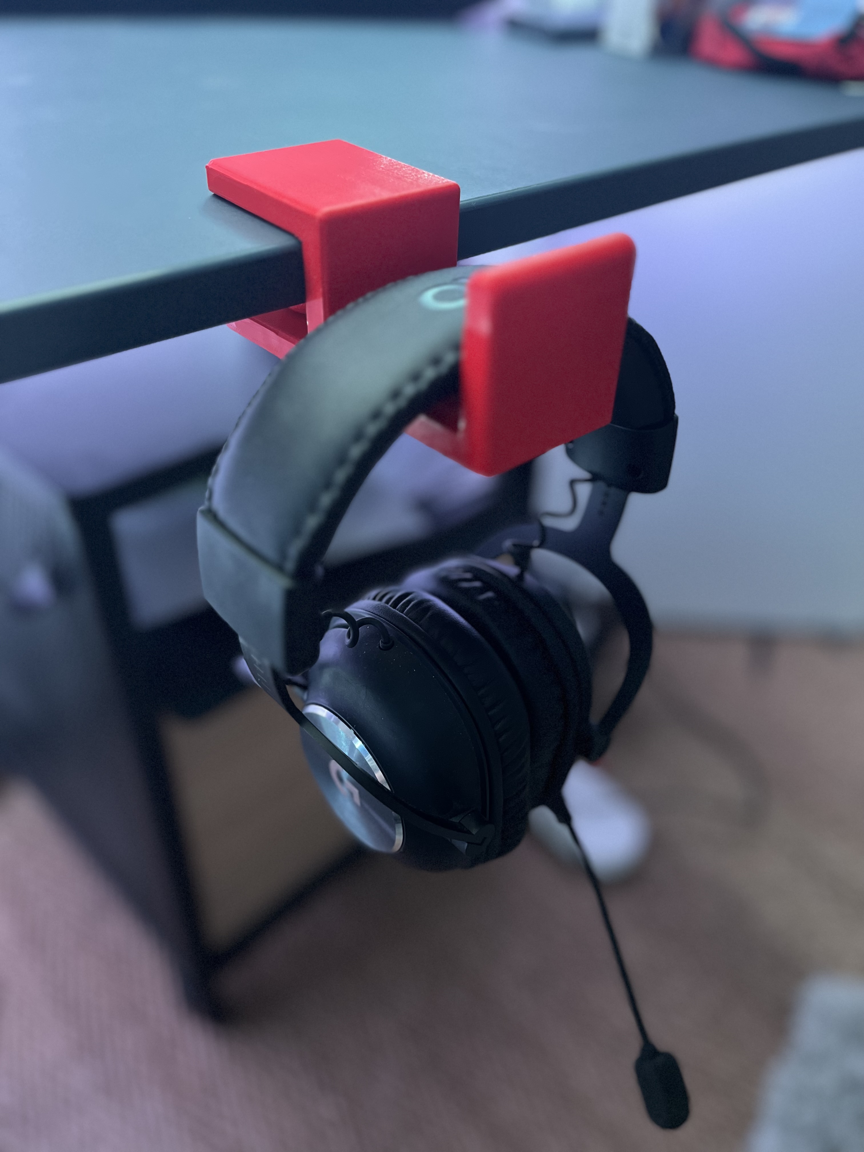 Headset Unterstützung Desktop Gaming Streaming 3D print model - Mito3D