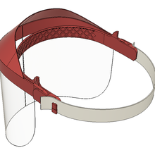 headshield corona protection tool 3d print model - Mito3D