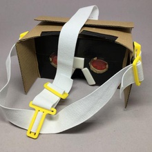 óculos de proteção papelão vr gadget o google headband 3d print model - Mito3D