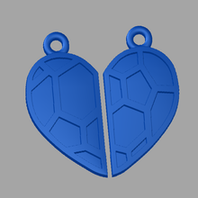 heart football Kunst Schmuck 3d print model - Mito3D
