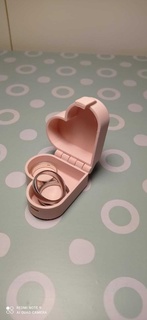heart shaped Kutu print in place araçlar kalp küçük Aşk dilek takı kayıt etmek depolama 3d print model - Mito3D