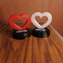 heart shaped lanterna amar presente amizade noiva noivo Fiends 14 fevereiro 3d print model - Mito3D