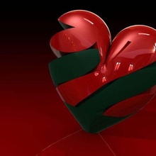 heart-shaped screw-box art box christmas container gift giftbox hart heart love math model screw screwbox storage valentine valentines day containers 3d print model - Mito3D